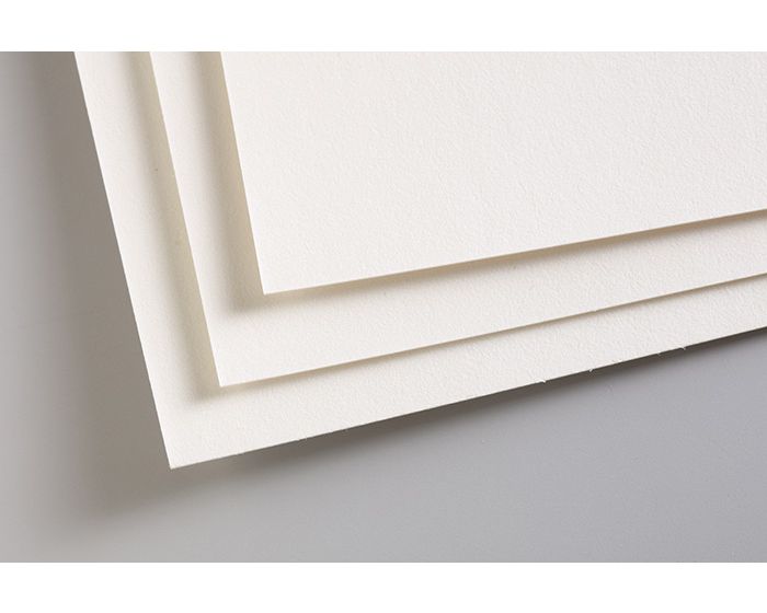 96010 - Clairefontaine Pastelmat - Sheets - White - Five Sheets - 360g - 19  1/2 x 25 1/2