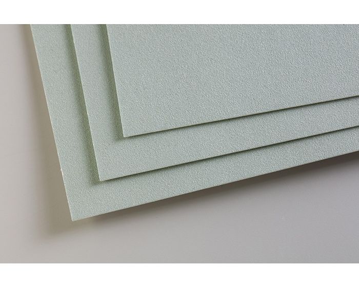 #96157 - Clairefontaine Pastelmat - Sheets - Light Green - Five Sheets -  360g - 19 1/2 x 25 1/2