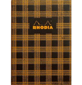 Rhodia - Heritage Collection - Sewn Spine - Graph - 32 Sheets - 6 x 8 1/4" - Tartan