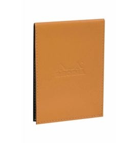 #1181280 - Rhodia - Orange Pad Holders with Pen Loop- EMPTY, 3 ¾ x 5 ¼