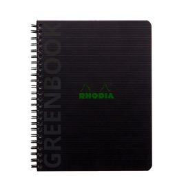Rhodia - Greenbook - 80g Recycled White Paper - Graph - 80 Sheets - 6 x 8 1/4"