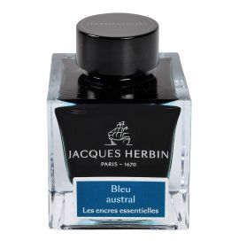#13116JT - Jacques Herbin "Essential" Bottled Inks - 50 ml - Bleu Austral