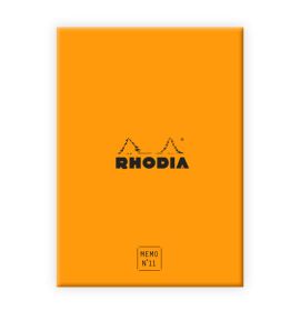 Rhodia - Memo Pads - N11 Lined with Refillable Box - 3 3/8 x 4 1/2"