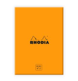 Rhodia - Memo Pads - N13 Lined with Refillable Box - 4  1/2 x 6 1/4"