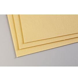#96022 - Clairefontaine Pastelmat - Sheets - Butter - Five Sheets - 360g - 19 1/2 x 25 1/2"