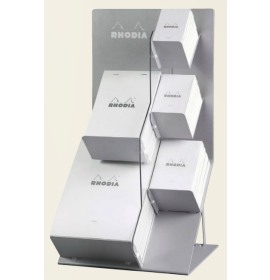#201000 Rhodia Ice Display 150 Assorted Top Staplebound Notepads Size: 13 w x 12 d x 25 h