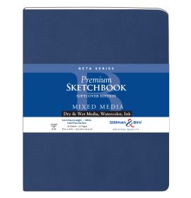 Beta Series, 8 x 10", Softcover, #301810P Stillman & Birn Mixed Media Sketchbooks, Portrait, 52 pages