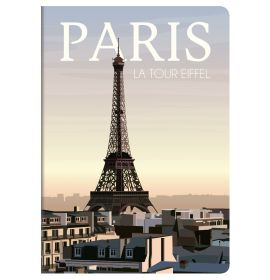 #436614 Clairefontaine France Collection Notebooks - Paris - 6 x 8 1/4" (A5) - Sewn Spine - 90g Ivory Paper - 48 Lined Sheets
