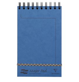 Clairefontaine - Europa Notepads - Wirebound - Lined - 150 Sheets - 5 x 8 1/8" - Blue