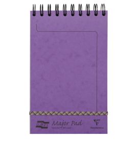Clairefontaine - Europa Notepads - Wirebound - Lined - 150 Sheets - 5 x 8 1/8" - Violet