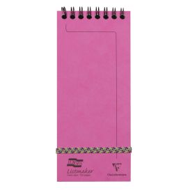 Clairefontaine - Europa Notepads -  Wirebound - Lined - 60 Sheets - 3 x 7" - Fuschia