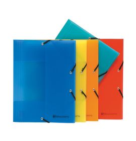 Exacompta - Three Flap Folder - Polypro - Linicolor - 9 1/2 x 12 1/2" - Assorted