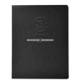 Clairefontaine - Sketch Book - Crok' Book - Black Paper - 20 Sheets - 6 2/3 x 8 2/3"