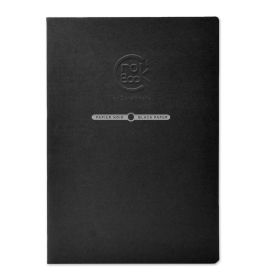 Clairefontaine - Sketch Book - Crok' Book - Black Paper - 20 Sheets - 8 1/4 x 11 2/3"