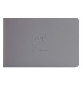 Clairefontaine - Sketch Book - Crok' Book - White Paper - 24 Sheets - 6 3/4 x 4 1/4" - Grey Cover