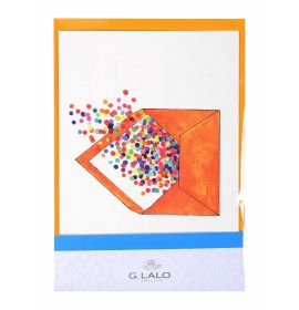 #608/05 G. Lalo Straight-Edge Fold Over Card 4 1/4 x 6 Envelope