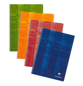 Clairefontaine - Classic Notebook - Wirebound - French Ruled - 50 Sheets - 8 1/4 x 11 3/4" - Assorted