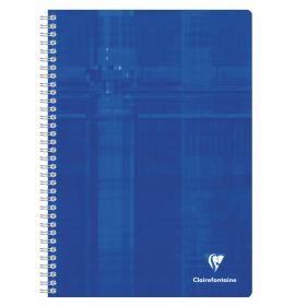 Clairefontaine - Classic Notebook - Wirebound - Lined - 96 Sheets - 8 1/4 x 11 3/4" - Blue