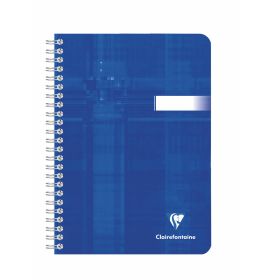 Clairefontaine - Classic Notebook - Wirebound - Lined - 96 Sheets - 6 x 8 1/4" - Blue