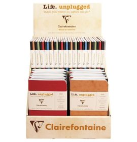 Clairefontaine - Life.unplugged - Staplebound - Lined - 48 Sheets - Display - 36 Sets