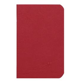 Clairefontaine - Life.unplugged - Staplebound - Lined - 48 Sheets - Red Cover - 3 1/2 x 5 1/2"