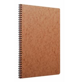 Clairefontaine - Basic Notebook - Wirebound - Lined with Margin - 50 Sheets - 8 1/4 x 11 3/4" - Tan