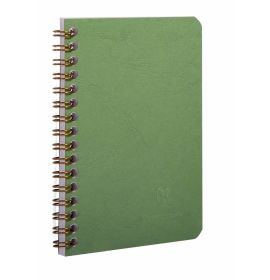 Clairefontaine - Basic Notebook - Wirebound - Lined - 50 Sheets - 3 1/2 x 5 1/2" - Green