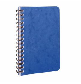 Clairefontaine - Basic Notebook - Wirebound - Lined - 50 Sheets - 3 1/2 x 5 1/2" - Blue