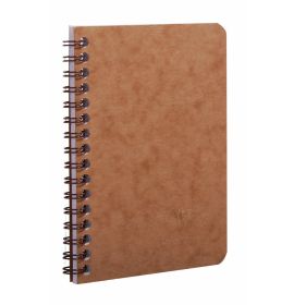 Clairefontaine - Basic Notebook - Wirebound - Lined - 50 Sheets - 3 1/2 x 5 1/2" - Tan