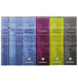 Clairefontaine - Classic Notepad - Wirebound - Graph - 80 Sheets - 8 1/2 x 11 3/4" - Assorted