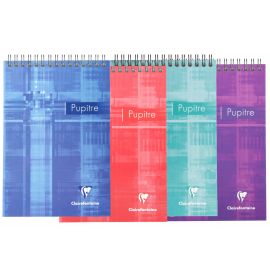 Clairefontaine - Classic Notepad - Wirebound - Graph - 80 Sheets - 5 3/4 x 8 1/4" - Assorted