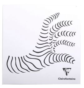 #93136NC Clairefontaine Trophee Sketch Pads Glued and Stapled on top 8 1/4 x 8 1/4 50 sheets Assorted