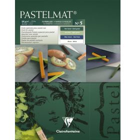 #96114 - Clairefontaine Pastelmat - Glued Pads - Assorted - 12 Sheets - 360g - 9 1/2 x 12"
