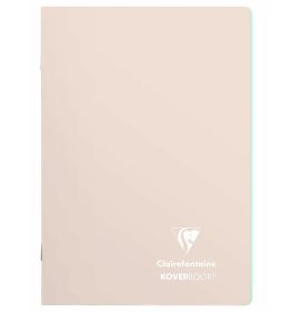 Clairefontaine - Koverbook Blush - Staplebound - Lined - 48 Sheets - A5 - Rose