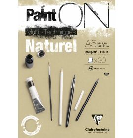 Clairefontaine - PaintON - 40 Sheets - 6 x 8" - Natural