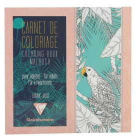 #97504 Clairefontaine Coloring Books for Grown Ups 7 7/8 x 7 7/8 - Birds