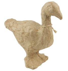 Decopatch Papier-Mache Small Animal Figurines - 4 1/2 to 5" - Goose