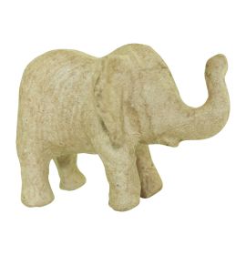 Decopatch Papier-Mache Small Animal Figurines - 4 1/2 to 5" - Elephant