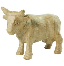 #AP613 Decopatch Animal Figurines Papier-Mache Cow 4 to 5"