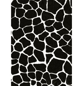 #C/504 Decopatch Black Spots 3 sheets of 1 design Decoupage paper 11 3/4 x 15 3/4