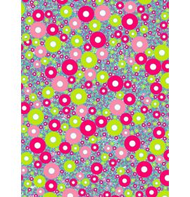 #C/552 Decopatch Red and Green Circles 3 sheets of 1 design Decoupage paper 11 3/4 x 15 3/4 3