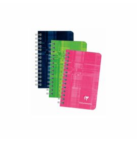 Clairefontaine - Classic Notebook - Wirebound - Lined - 50 Sheets - 3 x 4 3/4" - Assorted