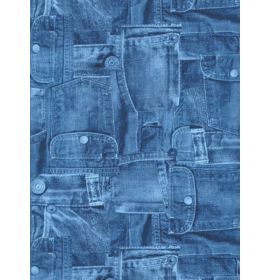 #FD20/381 Decopatch Jeans Pack of 20 sheets of 1 design Decoupage paper 11 3/4 x 15 3/4 20