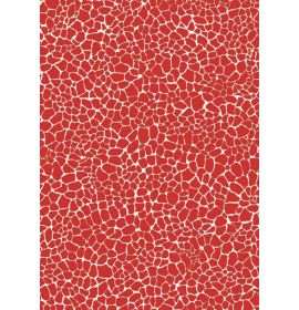 #C/546 Decopatch Red Mosaic 3 sheets of 1 design Decoupage paper 11 3/4 x 15 3/4