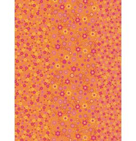 #C/594 Decopatch Orange Circles 3 sheets of 1 design Decoupage paper 11 3/4 x 15 3/4