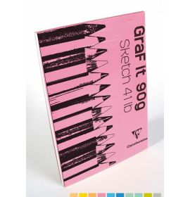 Clairefontaine - GraF it Sketch Pads - Blank - 80 Sheets - 8 x 12" - Rose
