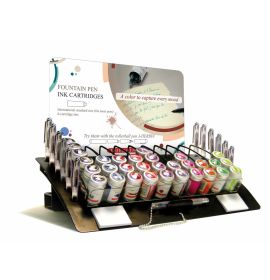 Jacques Herbin - Display for Ink Cartridges with Rollerball and Fountain Pens
