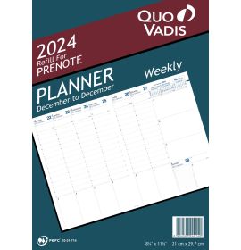 Quo Vadis 2024 Refill For Prenote Planner