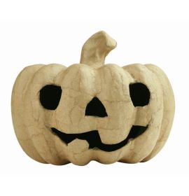 #SA179 Decopatch Accessories Papier-Mache Pumpkin" 4 x 4 x 5""