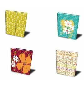 #946316 Clairefontaine Vert de Magnetic Journals 4 1/2 x 6 Lined Assorted Covers 90 sheets